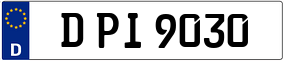 Truck License Plate